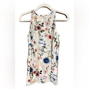Floral Sleeveless Women's Top